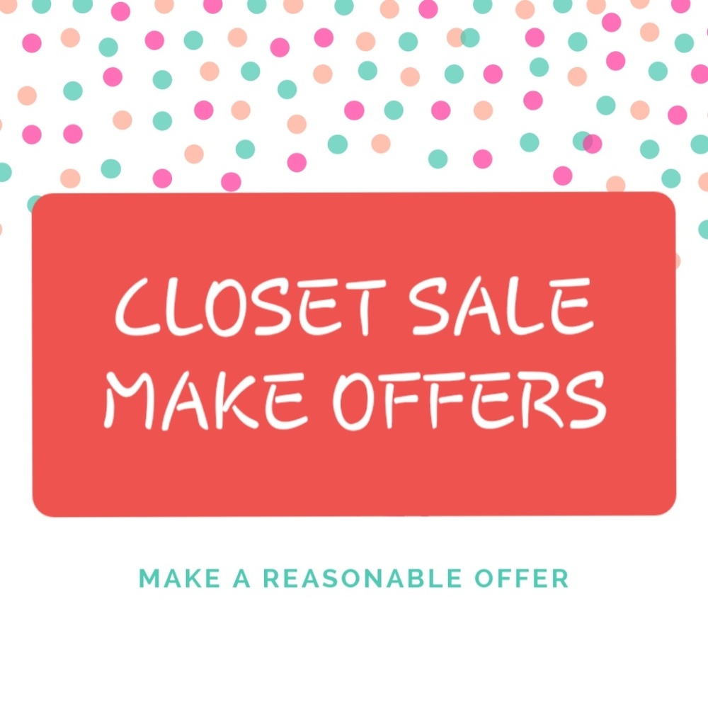 ALL REASONABLE (definition fair and sensible) OFFERS ACCEPTED